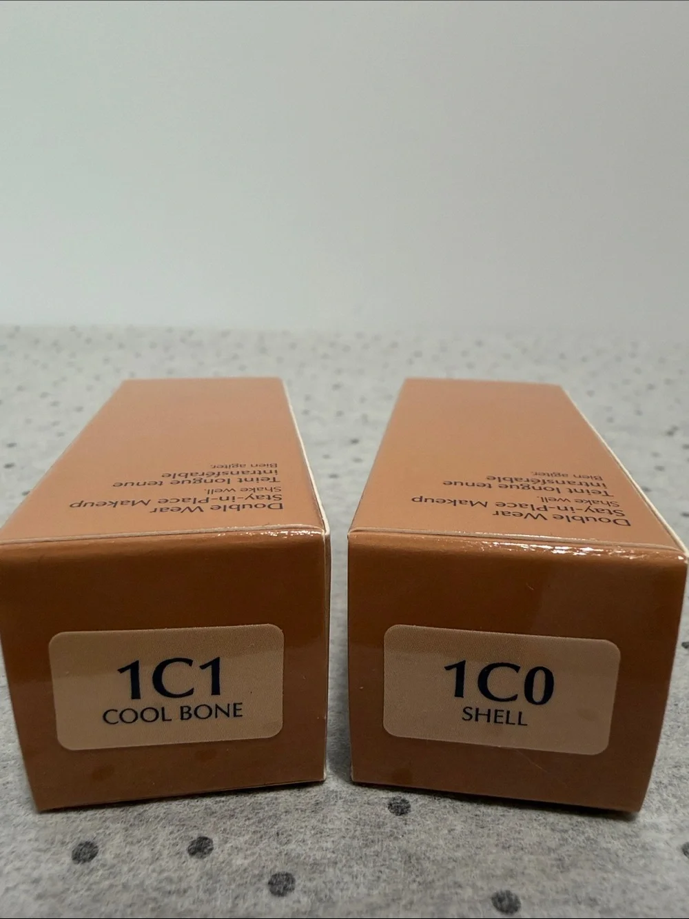 Estee Lauder Double Wear Liquid Foundation - 1c1 & 1c0  .5 fl oz